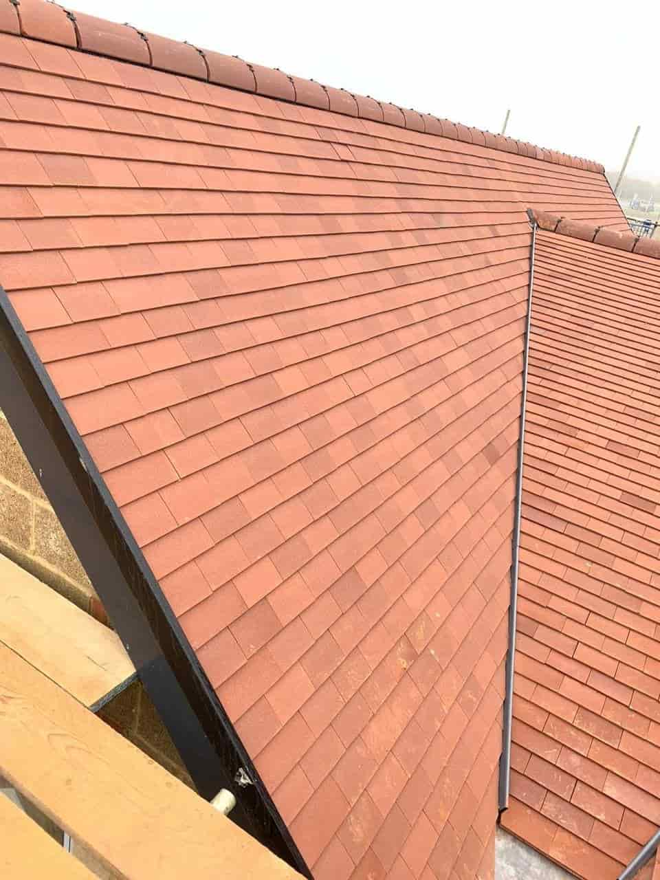 This is a photo of a new build roof installed in New Romney. Installation carried out by New Romney Roofing